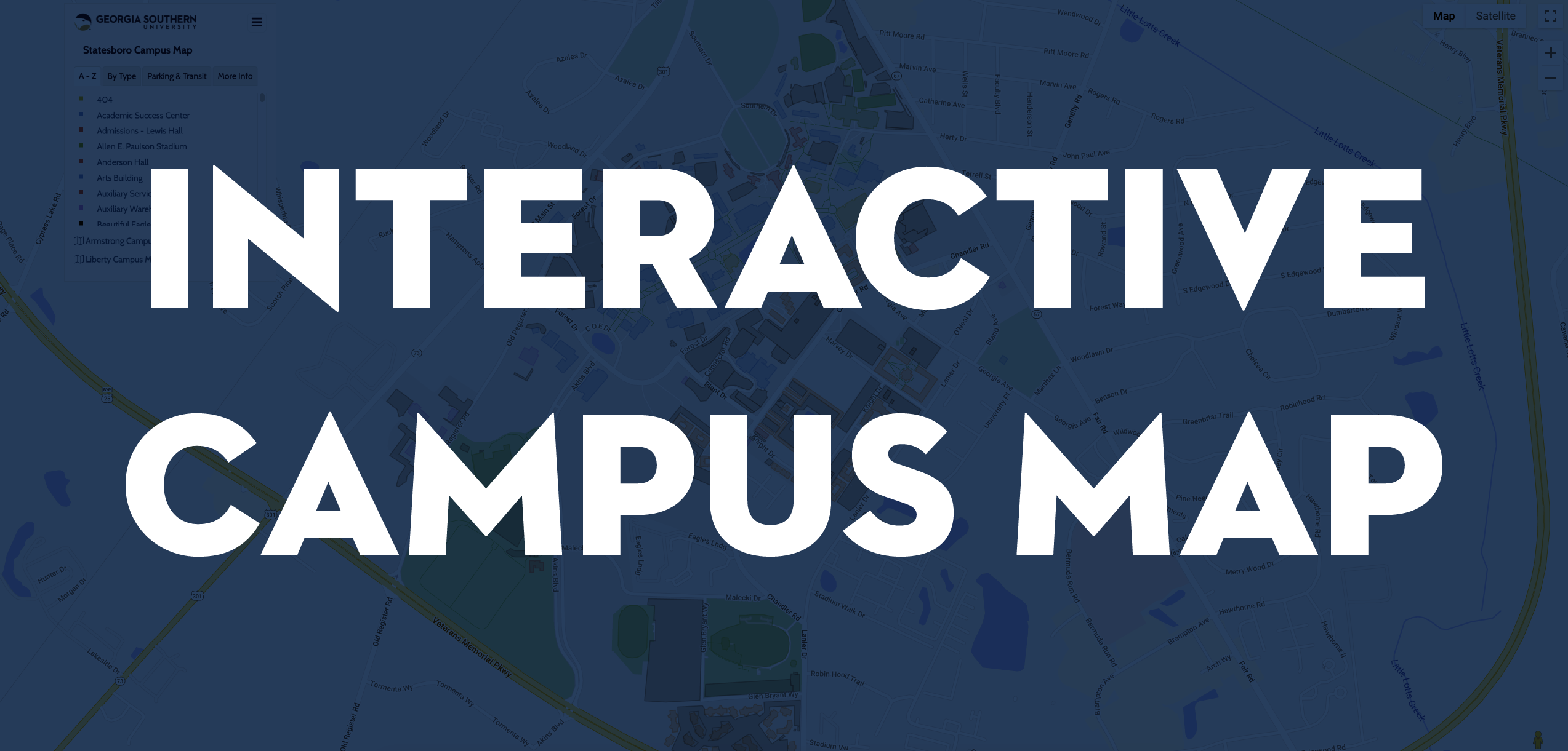 Interactive Campus map