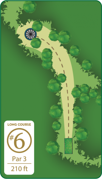 Disc Golf Long Course Hole 6